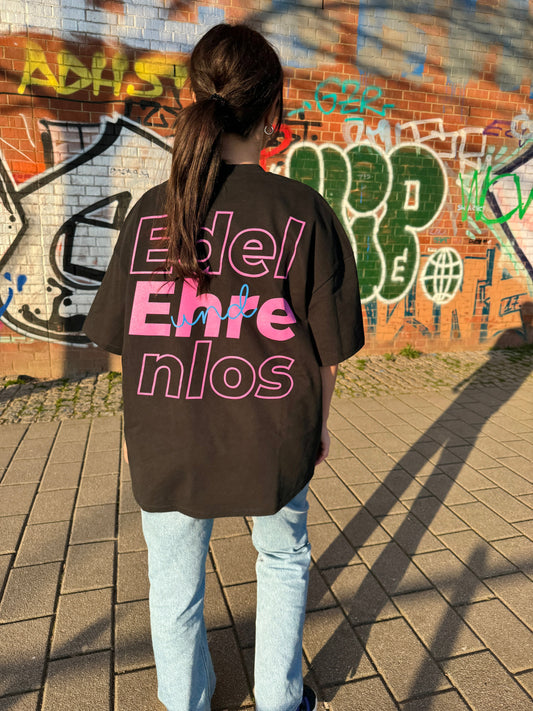 oversized edel&ehrenlos T-Shirt Schwarz