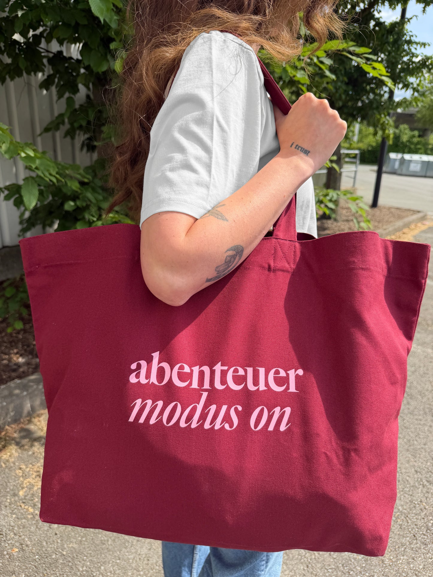 Abenteuermodus on Strandtasche