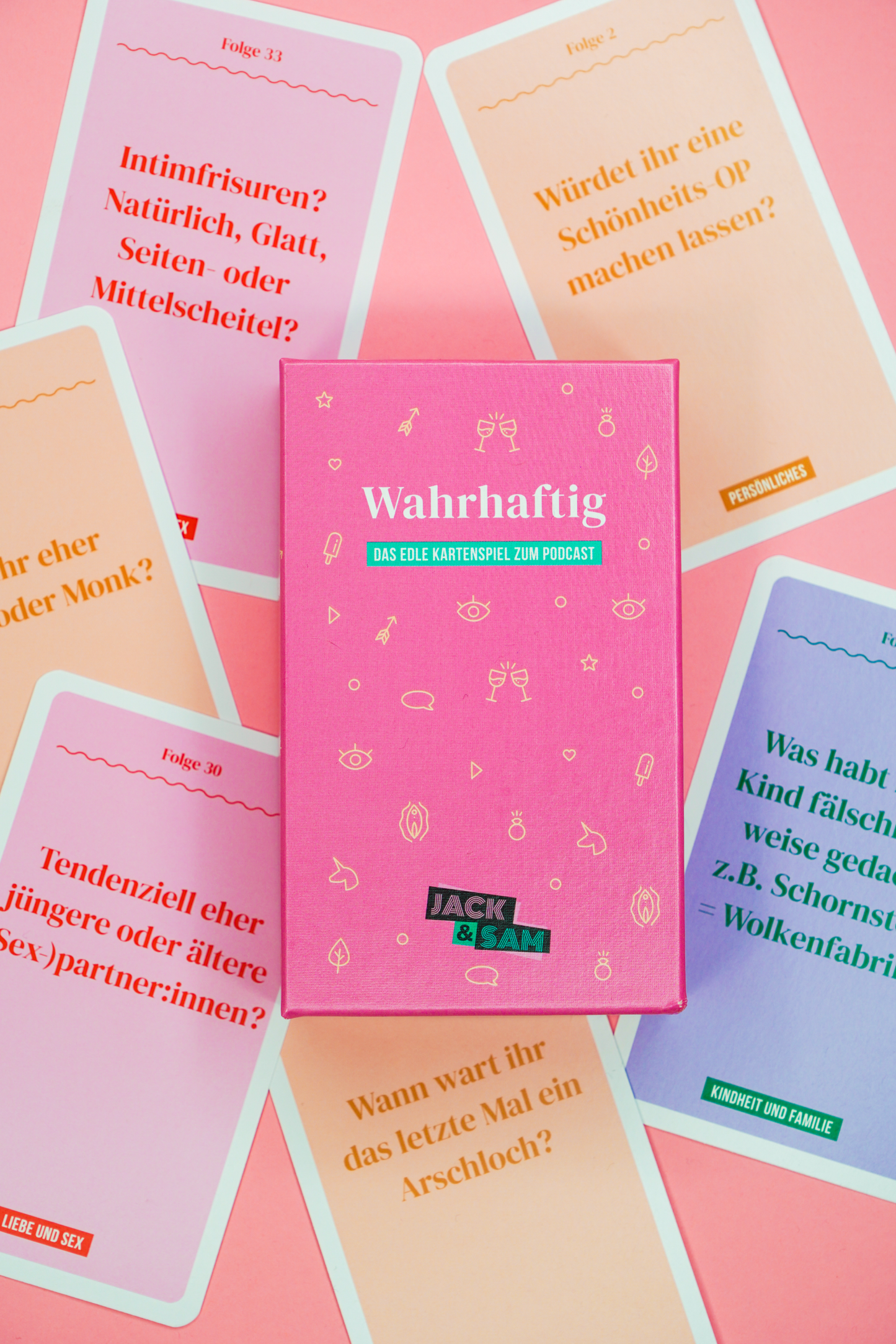 Wahrhaftig 1 – das edle Kartenspiel zum Podcast