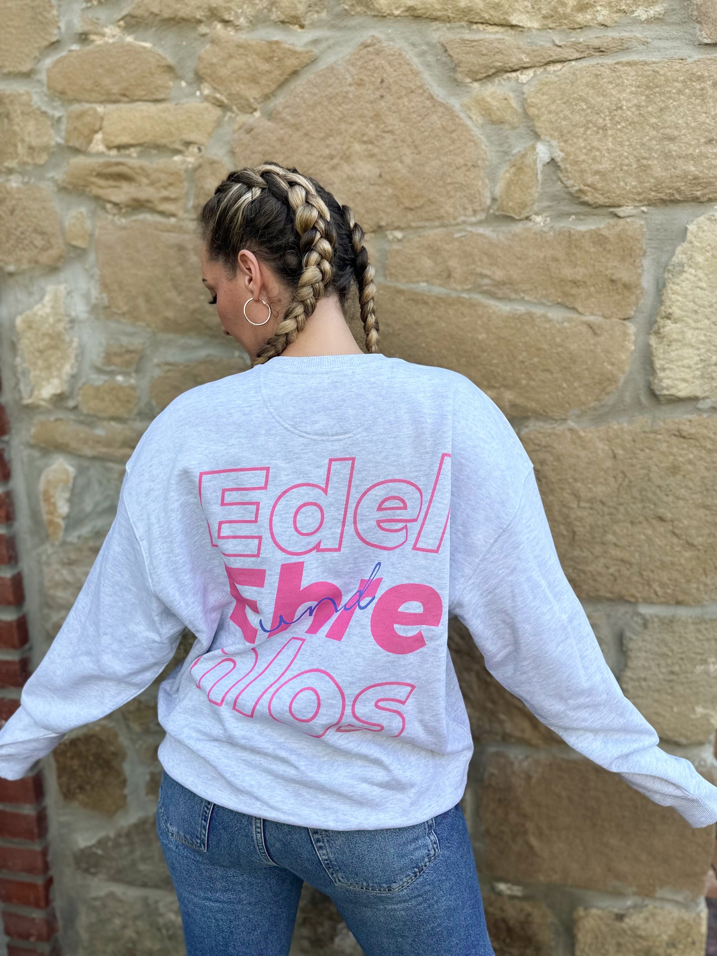 oversized edel&ehrenlos Sweatshirt Grau