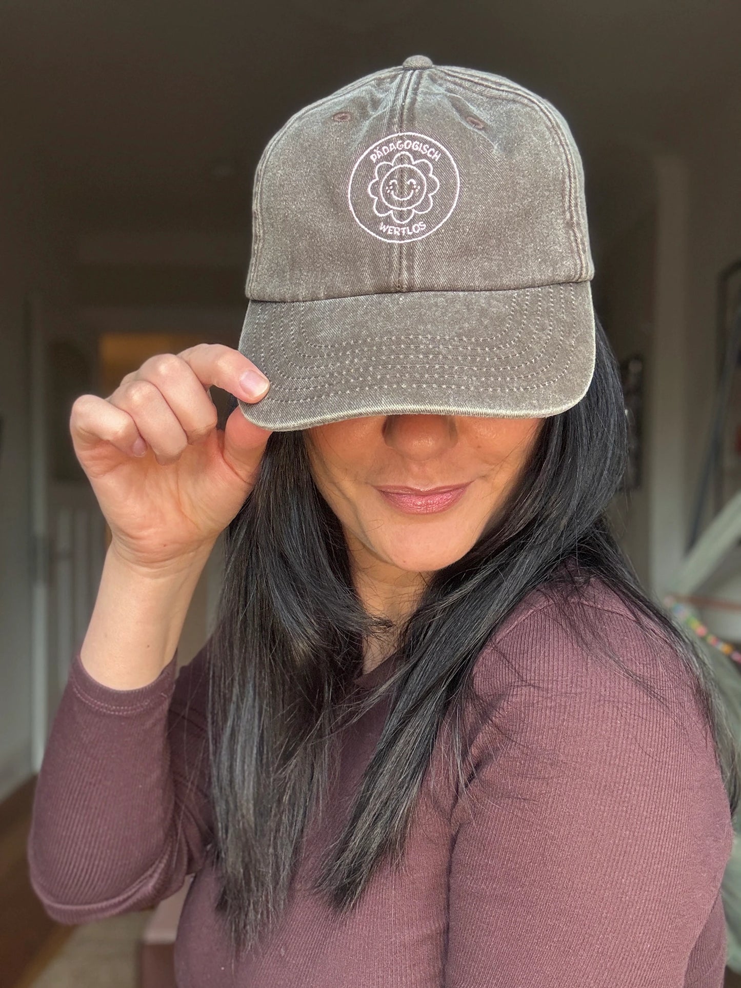 Cap "Pädagogisch wertlos" Braun