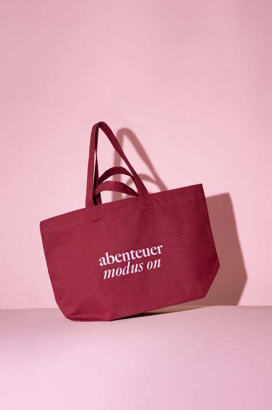Abenteuermodus on Strandtasche
